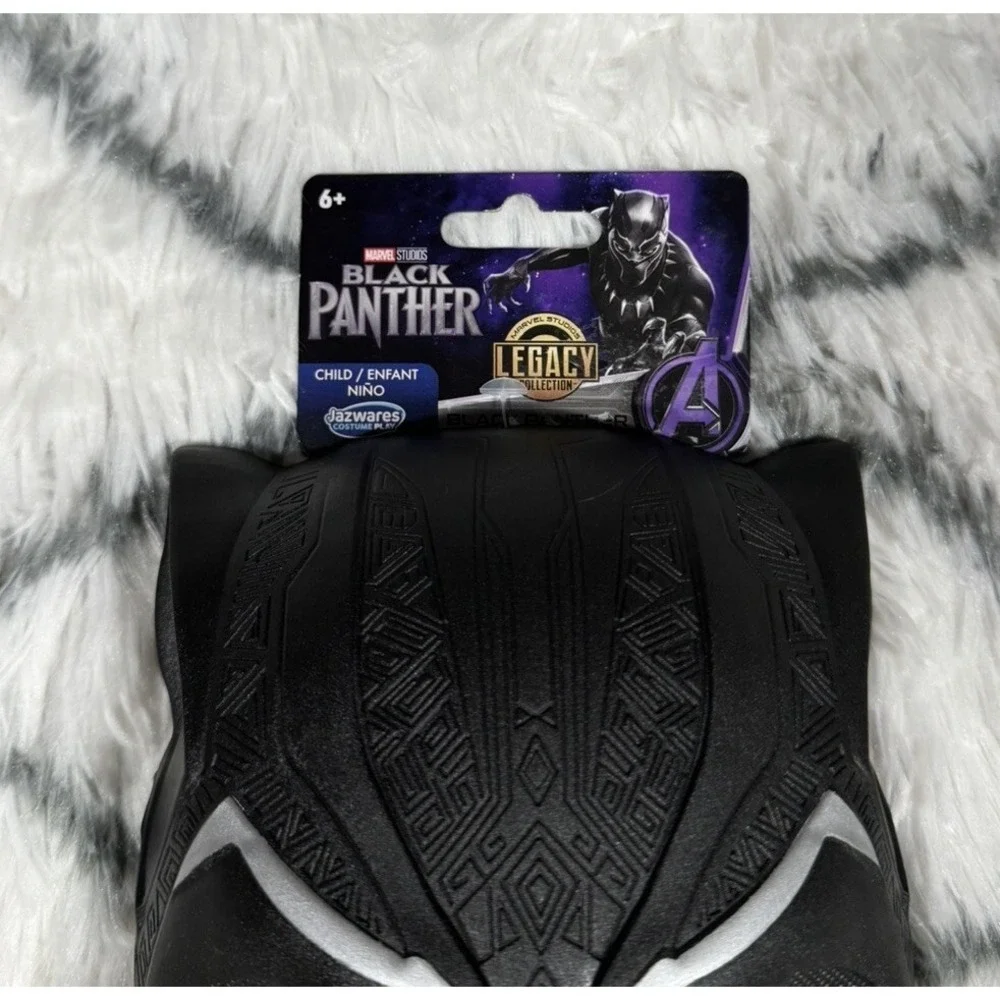 MARVEL Avengers Black Panther Half Mask Costume Cosplay Child OSFM *NEW*